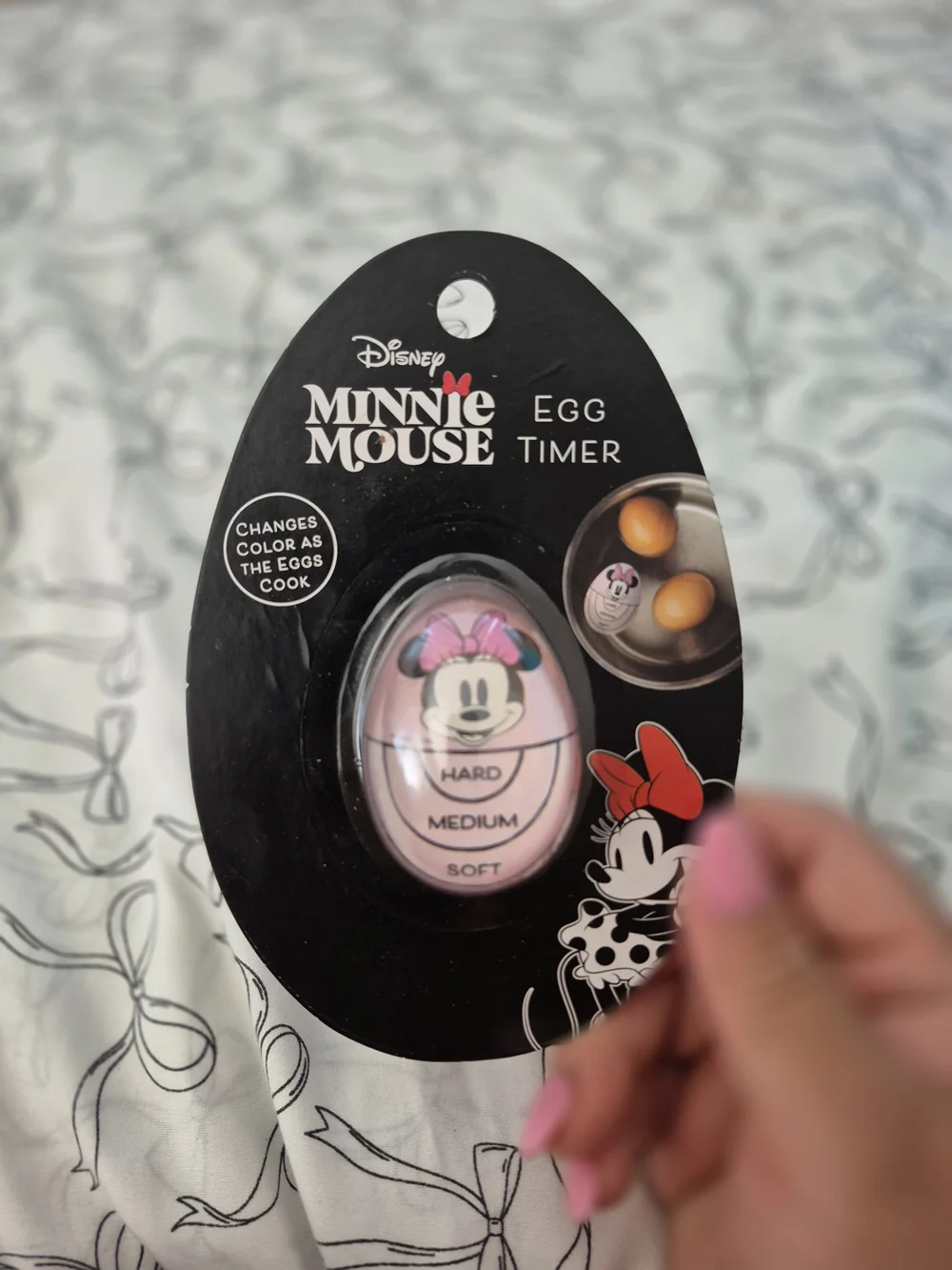 Disney Minnie Mouse Egg Timer ☆ Brand New Kitchen Helper Tools Easy  Meal Ready